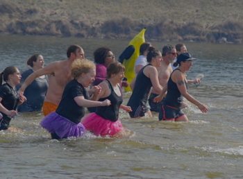 Polar Ice Plunge for PACA fundraiser in Page County