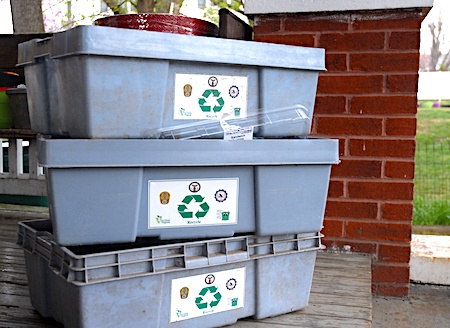 Recycling bins