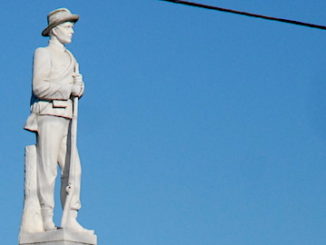 Confederate monument-west