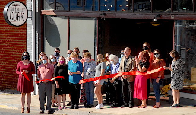 Valley Cork-Ribbon cutting