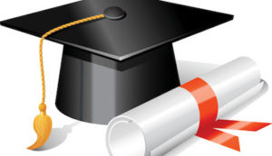 Cap and diploma