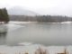 Ice on lake