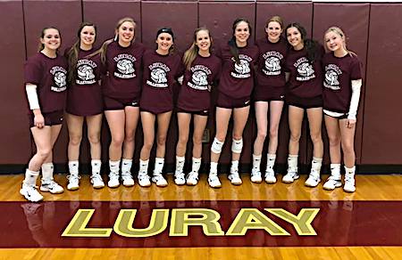 LHS volleyball team 2021