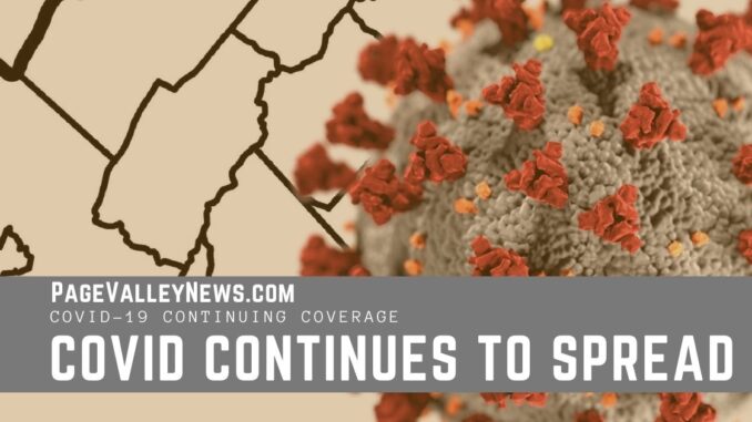 Page County Map COVID Spread