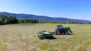 Tractor in a field