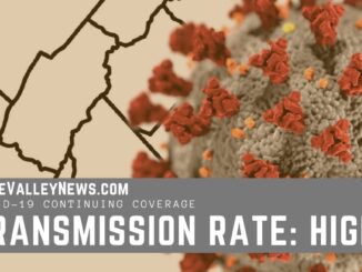 Page County Map COVID High Transmission Rate
