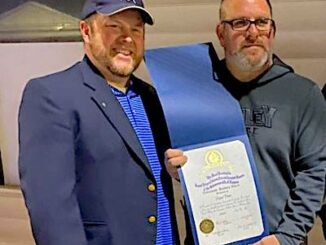 Brian Bosley and Chief Ryan Dean