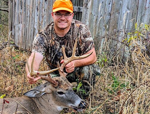 Nature Notebook - Dylan with deer