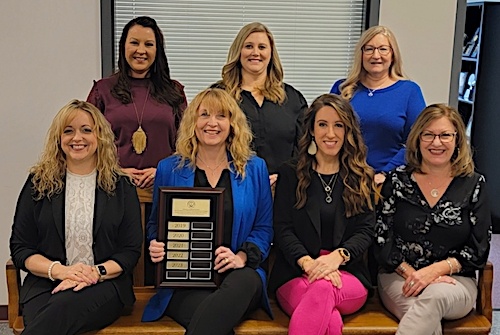 Commissioner of the Revenue Becky Smith and staff