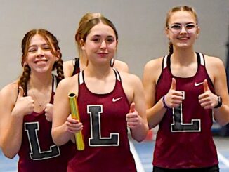 LHS Indoor Track relay team