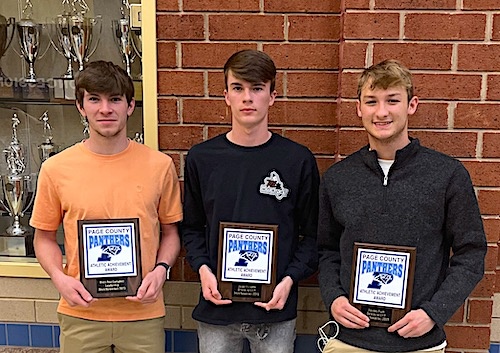 Page County High School boys basketball awards