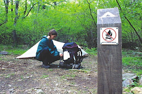 Backcountry camping in Shenandoah National Park