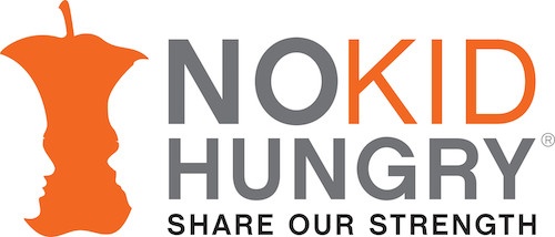 No Kid Hungry, Share Our Strength Logo.